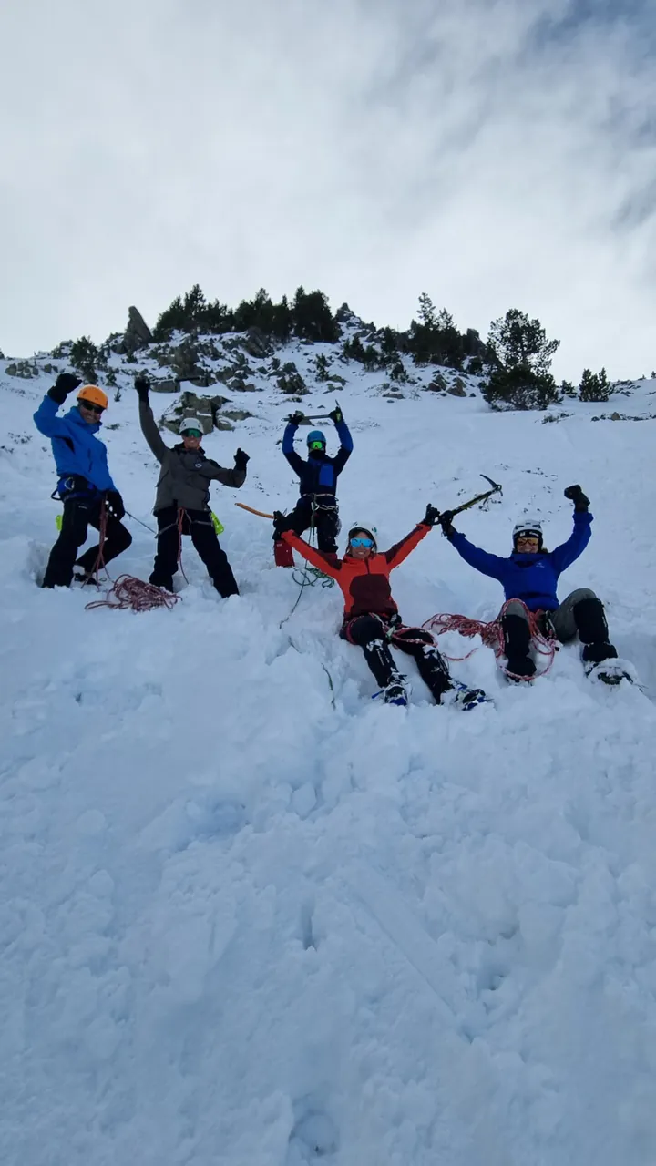 Alpinistes un cop fet el curs