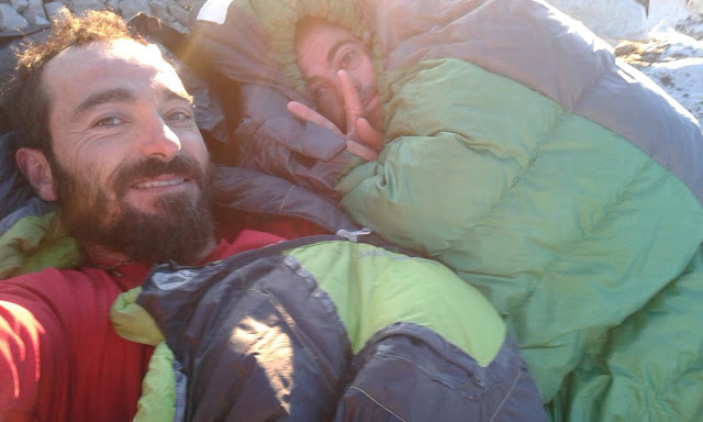 Vivac al cim del Perdiguero després de la travessa